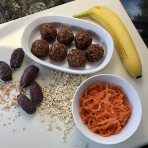 Cocoa Ginger Carrot Balls