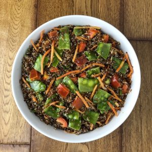 Quinoa Salad with Ginger Zarrots