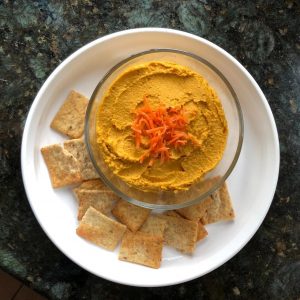 Sweet Potato and Ginger Carrots Hummus