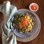 Thai Butternut Pasta with Fermented Ginger Carrots